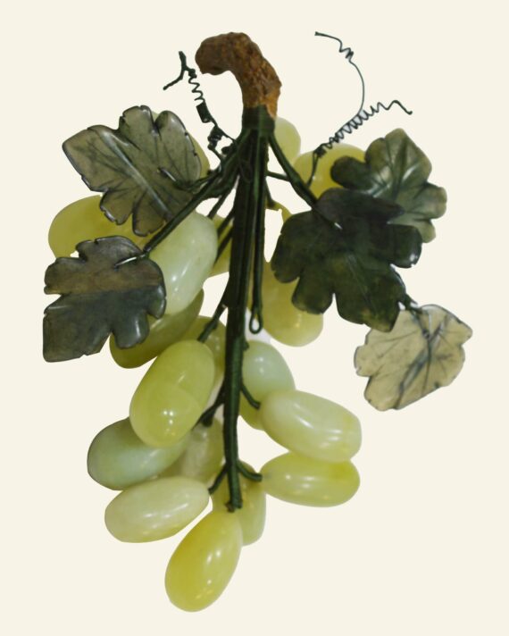 uvas de jade decorativas